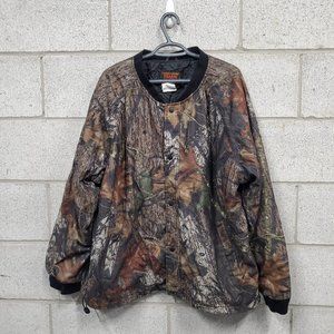 Mens Realtree Pattern Style Button Up Jacket Size XL